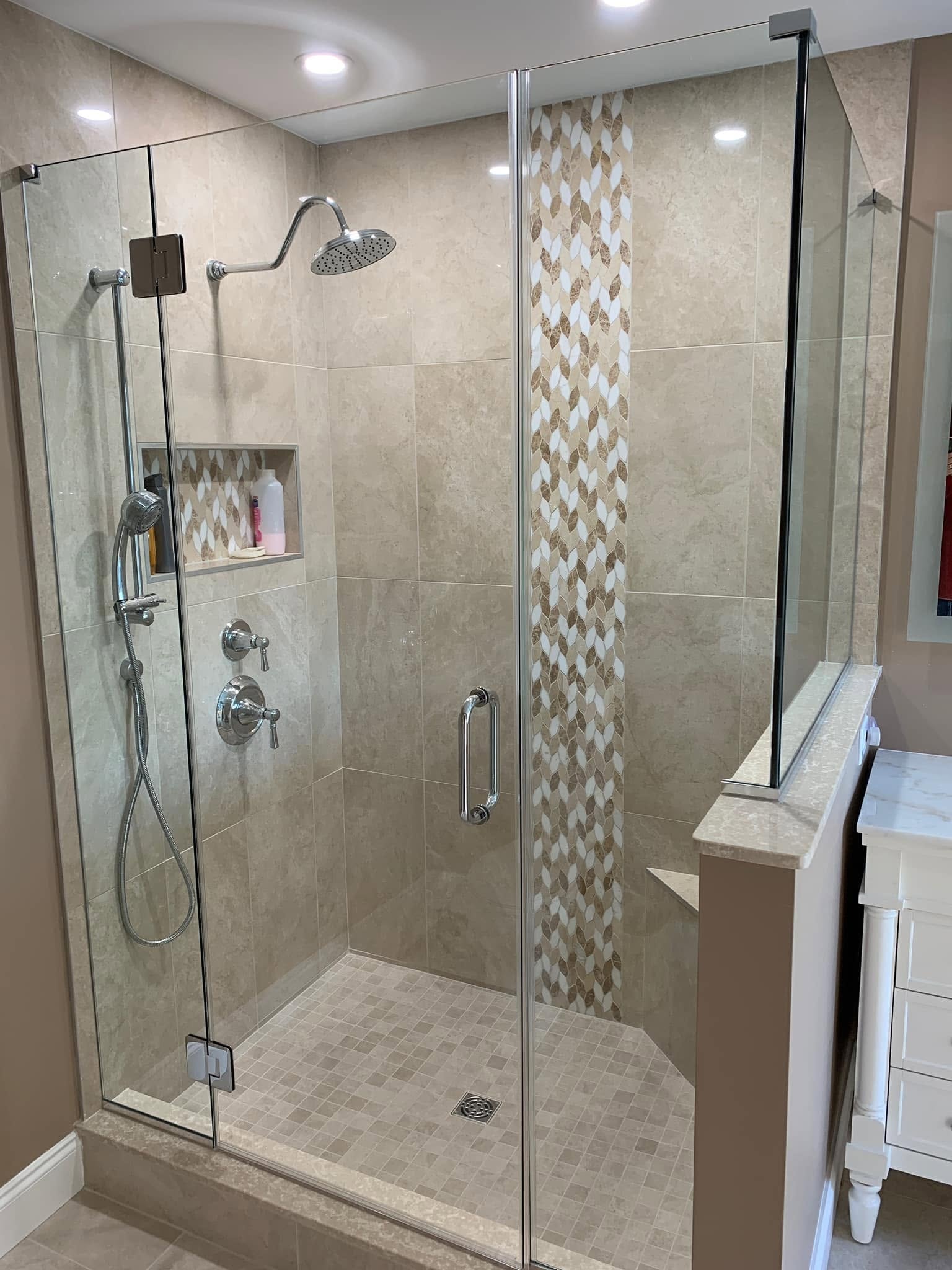 Spa-inspired bathroom, bathroom renovation by Next Gen K Designs